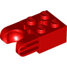 LEGO Rood Steen 2 x 2 met Kogelgewrichtsbus (67696)