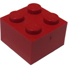 LEGO rouge Brique 2 x 2 sans supports transversaux (3003)