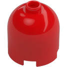 LEGO Czerwony Cegła 2 x 2 x 1.7 Okrągły Cylinder z Dome Góra (26451 / 30151)