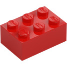 LEGO Rouge Brique 2 x 3 (3002)