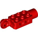 LEGO Červená Kostka 2 x 3 s otvory, Rotating s Zásuvka (47432)