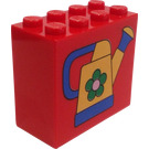 LEGO Rouge Brique 2 x 4 x 3 avec Watering Can (30144)