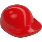 LEGO Rojo Gorra con Corto Curvo Bill con pico curvo corto (86035)