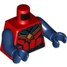 LEGO rot Captain Marvel Minifig Torso (973 / 76382)
