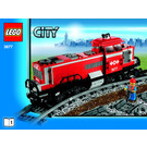 LEGO Red Cargo Train 3677 Byggeinstruksjoner