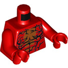 LEGO rot Carnage Minifig Torso (76382)