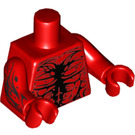 LEGO Red Carnage Minifig Torso (973 / 88585)