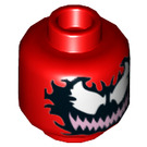 LEGO Red Carnage Minifigure Head (Recessed Solid Stud) (3626 / 21601)