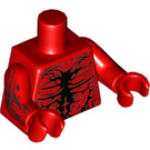 LEGO Red Carnage with Short Appendages Minifig Torso (973 / 88585)