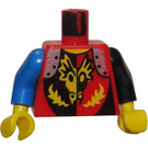 LEGO Rojo  Castillo Torso (973)