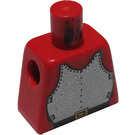 LEGO rot  Castle Torso ohne Arme (973)