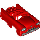 LEGO rouge Châssis 6 x 10 x 3 (77949)