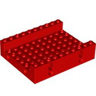 LEGO rot Chassis 8 x 10 x 2 (3487)