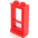 LEGO Red Classic Door 1 x 2 x 3 Right with Open Stud with Hole