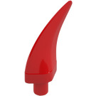 LEGO Rosso Pinza con 0.5L Barra e 2L Curvo Lama (87747 / 93788)