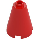 LEGO Rosso Cono 2 x 2 x 2 (Perno aperto) (3942 / 14918)