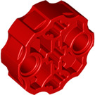 LEGO Red Connector Round with Pin and Axle Holes (31511 / 98585)