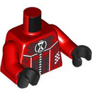 LEGO Rood Cooper Minifig Torso (973 / 76382)