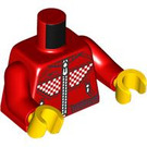 LEGO Red Cooper Minifig Torso (973 / 76382)