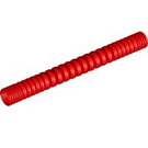 LEGO Rosso Ondulato Tubo 8.8 cm (11 Bottoncini) (23003 / 71986)