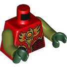 LEGO rot Cragger mit Armor Minifig Torso (973 / 76382)