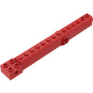 LEGO Red Crane Arm Outside with Pegholes (57779)