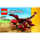 LEGO Red Creatures Set 31032 Instructions