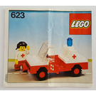 LEGO Red Cross Car Set 623-1 Instructions