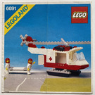 LEGO Red Cross Helicopter Set 6691 Instructions