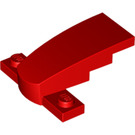 LEGO Red Curved Front End and Base 4 x 4 x 1.3 (93589)