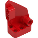 LEGO Rood Gebogen Paneel 1 Links (87080)