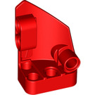 LEGO rouge Incurvé Panneau 1 La gauche (87080)