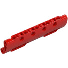 LEGO Czerwony Zakrzywiony Płyta 11 x 3 z 10 Pin Dziury (11954)