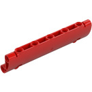 LEGO Rood Gebogen Paneel 11 x 3 met 2 Pin Gaten (62531)