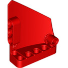 LEGO rouge Incurvé Panneau 13 La gauche (64394)