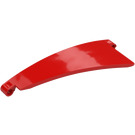 LEGO Red Curved Panel 50 Left (1984 / 67142)