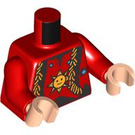 LEGO Red Dani Dennison Minifig Torso (973 / 76382)