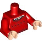 LEGO rot Dick Grayson Minifig Torso (76382 / 88585)