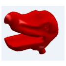 LEGO Red Dinosaur Head Small (40384)