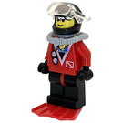 LEGO Red Diver with Black Legs with Flippers Minifigure