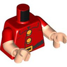 LEGO rot Doc Minifig Torso (973 / 78568)