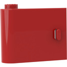 LEGO Red Door 1 x 3 x 2 Left with Solid Hinge (3189)