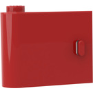 LEGO rouge Porte 1 x 3 x 2 La gauche avec charnière solide (3189)