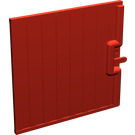 LEGO rouge Porte 6.5 x 5 Sliding avec Verticale Lines Type 1 (4511)