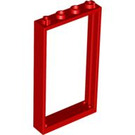 LEGO Rosso Porta Telaio 1 x 4 x 6 (Doppia faccia) (30179)