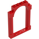 LEGO Red Door Frame 1 x 6 x 7 with Arch (40066)