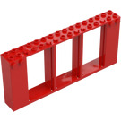 LEGO Red Door Frame 2 x 16 x 6 (35103)