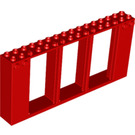 LEGO rot Tür Rahmen 2 x 16 x 6 (35103)