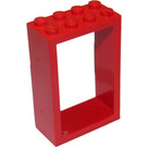 LEGO Rood Deur Kader 2 x 4 x 5 (4130)