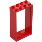 LEGO Rood Deur Kader 2 x 4 x 6 (60599)